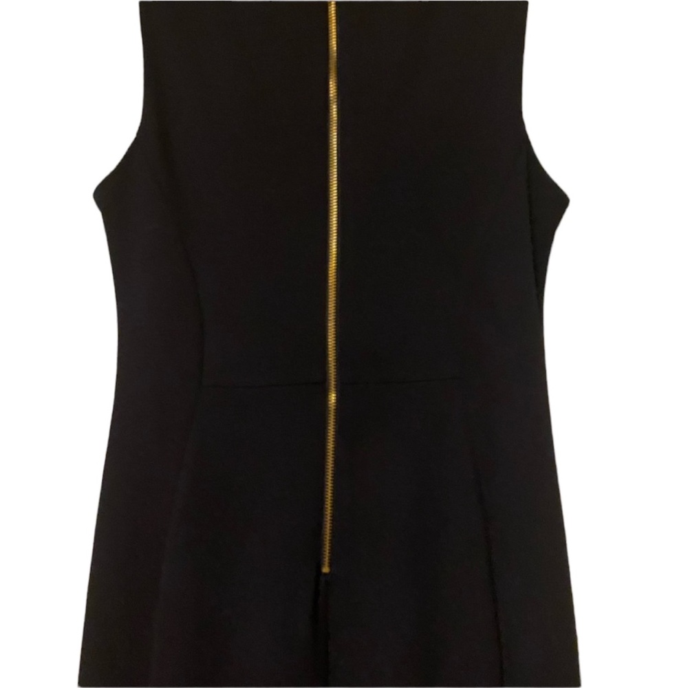Shelby & Palmer Navy Pearl Necklace Sleeveless Dress - Picture 3 of 5